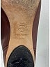 Chanel 100% Leather Brown Burgundy Flats Size EU 38 1/2 - photo 6
