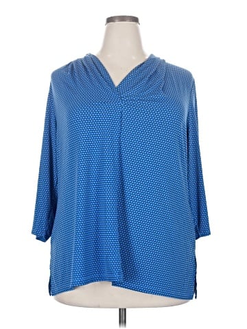Worthington 3/4 Sleeve Blouse (view 1)