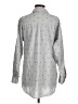 Ann Taylor LOFT Hearts Gray Long Sleeve Button-Down Shirt Size M - photo 2