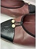 Chanel 100% Leather Brown Burgundy Flats Size EU 38 1/2 - photo 3