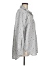 Ann Taylor LOFT Hearts Gray Long Sleeve Button-Down Shirt Size M - photo 4