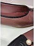 Chanel 100% Leather Brown Burgundy Flats Size EU 38 1/2 - photo 4