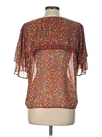 Skies Are Blue Short Sleeve Blouse (view 2)