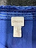 Chico's 100% Viscose Print Blue 3/4 Sleeve Blouse Size Med Petite - photo 7