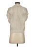 Splendid Ivory Short Sleeve Turtleneck Size XS - photo 2