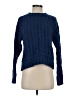 Lucky Brand Chevron-herringbone Blue Pullover Sweater Size XS - photo 1