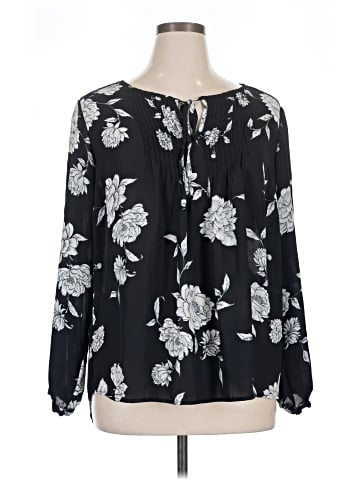 Roz & Ali Long Sleeve Blouse (view 1)