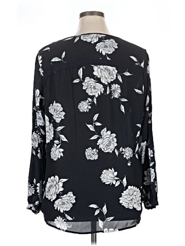 Roz & Ali Long Sleeve Blouse (view 2)