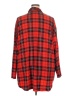 Love J Plaid Red Long Sleeve Blouse Size 3X - photo 2