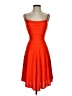 Assorted Brands 100% Polyester Solid Orange Cocktail Dress Size S - photo 1