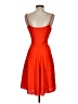 Assorted Brands 100% Polyester Solid Orange Cocktail Dress Size S - photo 2