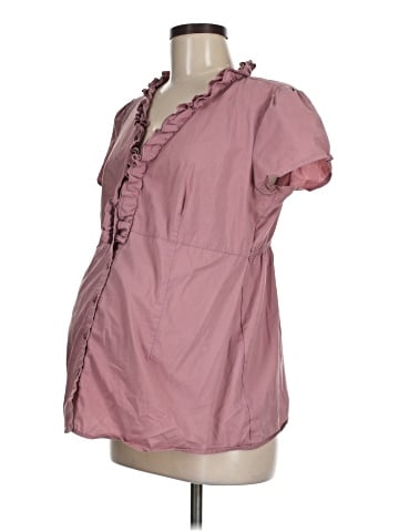 Motherhood Short Sleeve Blouse (view 1)