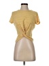 Sadie & Sage Yellow Short Sleeve Top Size S - photo 1