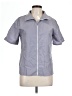 Assorted Brands Gray Short Sleeve Blouse Size L (estimated) - photo 1