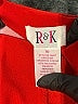 R&K 100% Polyester Solid Red 3/4 Sleeve Blouse Size 10 - photo 7
