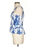 Conditions Apply 100% Viscose Blue Sleeveless Blouse Size XS - photo 5
