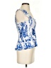 Conditions Apply 100% Viscose Blue Sleeveless Blouse Size XS - photo 4
