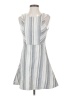 BCBGeneration Stripes Gray Casual Dress Size 4 - photo 1