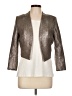 H&M 100% Polyester Metallic Silver Blazer Size 10 - photo 1