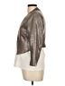 H&M 100% Polyester Metallic Silver Blazer Size 10 - photo 5