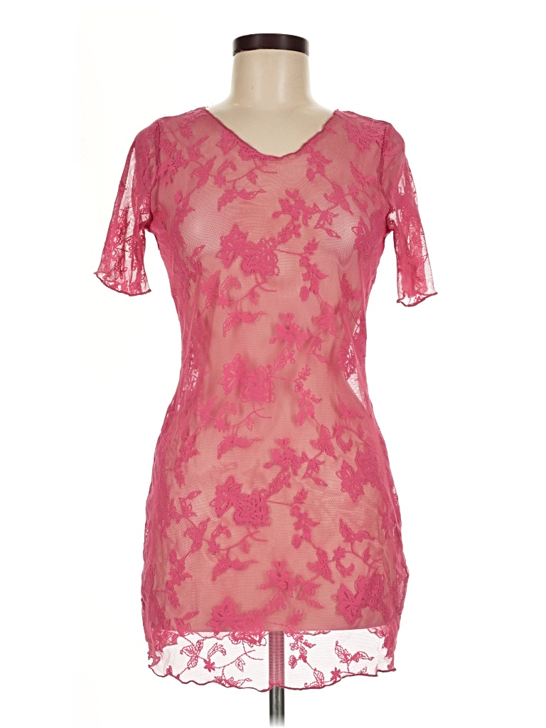 Pre-owned Prettylittlething Cocktail Dress In Pink