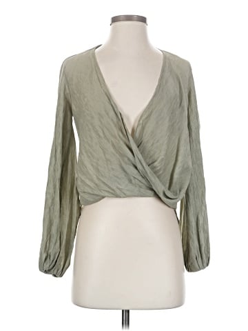 Topshop Long Sleeve Blouse (view 1)