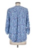 Caffé Marrakesh 100% Rayon Blue 3/4 Sleeve Blouse Size M - photo 2
