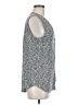 dalia 100% Polyester Blue Sleeveless Blouse Size M - photo 4