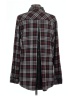 Erin London Plaid Black Long Sleeve Blouse Size L - photo 2