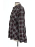 Erin London Plaid Black Long Sleeve Blouse Size L - photo 5
