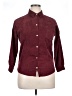 Assorted Brands Burgundy 3/4 Sleeve Button-Down Shirt Size XL (estimated) - photo 1