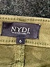 NYDJ Camo Floral Green Jeans Size 6 - photo 7