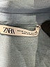 Zara Blue 3/4 Sleeve Button-Down Shirt Size XS - photo 6