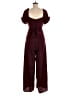 Altar'd State Solid Burgundy Jumpsuit Size M - photo 2