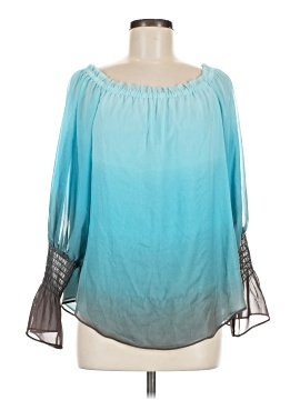 White House Black Market 3/4 Sleeve Blouse (view 1)
