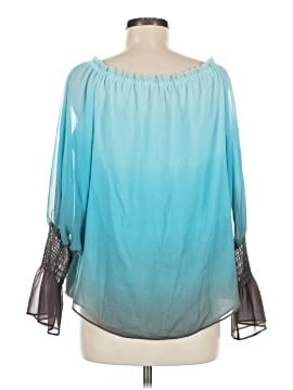 White House Black Market 3/4 Sleeve Blouse (view 2)