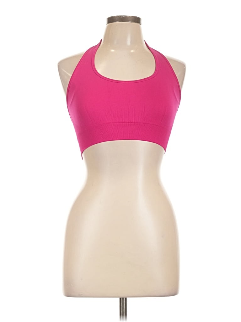 Pre-owned Unbranded Tank Top Pink Halter Neckline Tops