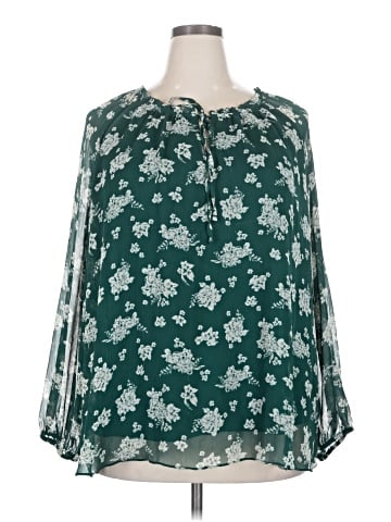 LC Lauren Conrad Long Sleeve Blouse (view 1)