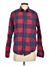 Hollister Plaid Red Long Sleeve Button-Down Shirt Size S - photo 1