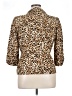 Nordstrom Animal Print Gold Blazer Size XL - photo 2