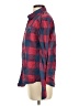 Hollister Plaid Red Long Sleeve Button-Down Shirt Size S - photo 5