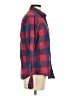 Hollister Plaid Red Long Sleeve Button-Down Shirt Size S - photo 4