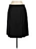 J.Crew 100% Wool Solid Black Wool Skirt Size 6 - photo 2