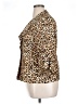 Nordstrom Animal Print Gold Blazer Size XL - photo 5