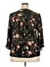 DR2 100% Polyester Black 3/4 Sleeve Blouse Size XXL - photo 2