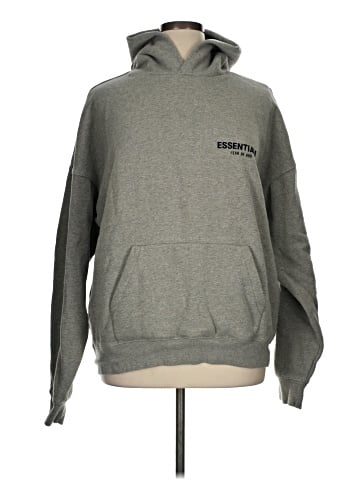 ESSENTIALS Fear of God Pullover Hoodie (view 1)