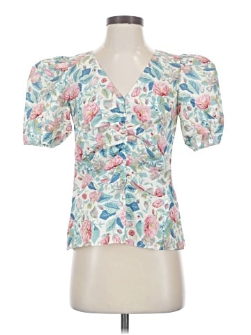 La Vie Rebecca Taylor Short Sleeve Blouse (view 1)
