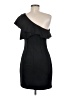 Express Solid Black Cocktail Dress Size 6 - photo 2
