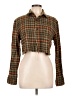 Assorted Brands Plaid Brown Long Sleeve Button-Down Shirt Size L - photo 1