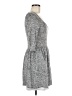 Buttons Tweed Gray Casual Dress Size M - photo 4